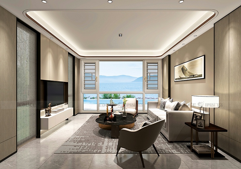 有了伊盾安全門窗，再也不用擔(dān)心孩子放暑假爬窗會有危險了！柏林春天平開窗-ZJ 110mm 灰色